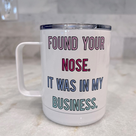 Insulated 10oz Travel Mug Funny Saying - Picture 2 of 7